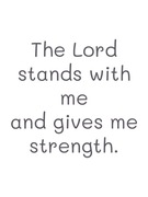 Plakat chrześcijański cytat The Lord 30x40