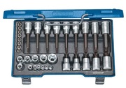 Gedore 19 Tx 20 zestaw wkrętaków 34 szt.: 1/2'' + 1/4'' 