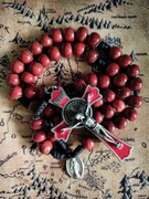 Różaniec ceramiczny 10 mm, paracord