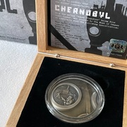 MONETA CZARNOBYL - LUDZKIE TRAGEDIE - 5$ 
