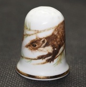 Naparstek Kolekcjonerski Porcelanowy wiewiórka ?