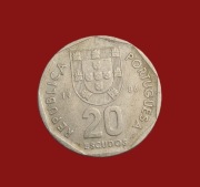 Moneta 20 eskudo 1986, Portugalia