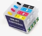 Kartridże 4szt do drukarki Epson do napełniania t 604