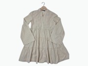 Trendyol Sukienka Bawełna Paski Szerokie Rękawy Boho Dekolt V Mini 36 S BDB