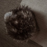 Czapka z naturalnego lisa prawdziwy lis plus druga