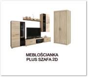 Tania meblościanka SL z szafą dwudrzwiową