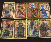 Lego Ninjago 6 seria karty limitowane 8 sztuk
