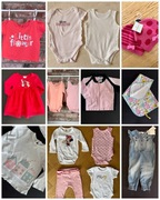 Zestaw ubrań dla dziewczynki 56/62/68/74 m.in. Adidas   