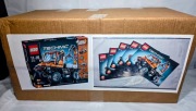 LEGO 8110 Unimog U400 z kosiarką,pługiem,wyciągarką,dźwigiem + Prezent