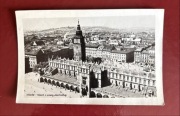 Pocztówka vintage lata 50. Kraków wieża Mariacka
