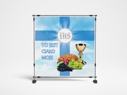 Ołtarz na Boże Ciało - dekoracja baner 2x2m wzór nr 2