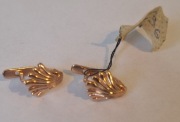 Kolczyki złote 583. 2,36 g.