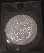 Rwanda: Lunar - Rok Tygrysa 1 uncja Srebra 2022