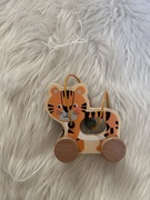 Smiki, Tygrys, drewniana zabawka do ciągnięcia