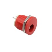 GNIAZDO ZASILAJĄCE 5,5/2,1MM CZERWONE - 2 SZT.