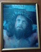 Obraz 3D trójwymiarowy Jezus 36x29 cm