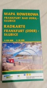 Słubice,Frankfurt nad Odrą mapa okolic 