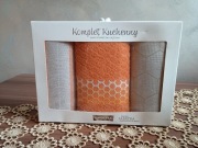 komplet kuchenny Zwoltex - dwie ściereczki i jeden ręcznik - POLSKA fabryka