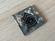 Naszywka - US Army - Command Sergeant Major E-9 (ACU) CSM - (Hook & Loop)