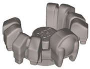 LEGO ZWIERZĘTA PAJĄK FLAT SILVER 6208782 35039