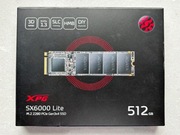 Dysk ADATA SSD M.2 XPG SX6000 Lite 512 GB PCI-E x4 Gen3 NVMe