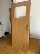 Drzwi wewnętrzne łazienkowe PORTA 80 cm z klamką prawe