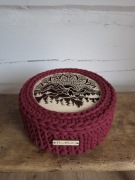 Koszyk,szkatułka,organizer ,mandala,góry ,box prezentowy ,kuferek szydełko 