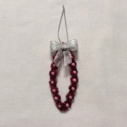 I127 Zawieszka Ozdoba świąteczna Boże Narodzenie Handmade 