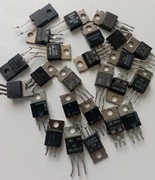 Tranzystory mix zestaw 25 szt. demontaż 