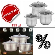 Garnki nierdzewne rosołowe