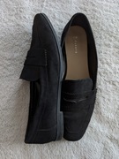 Czarne eleganckie buty mokasyny baleriny loafersy Papaya 39