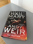 Książka HAIL MARY Andy Weir autograf