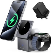 Stacja ładująca 3 w 1 szybka ładowarka 15 W  Apple MagSafe AppleWatch HIT !