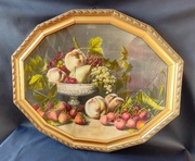 Oleodruk - martwa natura - początek XX wieku 