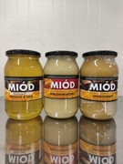 Miód 3.6kg 3x 1.2kg fasolowy wielokwiatowy nektarowo spadziowy 