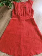 Sukienka czerwona ciążowa 