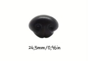 Nosek 24,5 mm do maskotek czerń 