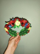 Opaska do włosów, kwiaty 