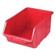 POJEMNIK MAGAZYNOWY WARSZTATOWY KUWETA ECOBOX 350x220x160 czerwony duży