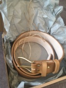 Pasek skórzany handmade Camel