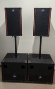 Nagłośnienie POL Audio 18 i 12 cali + końcówka Victor CRX2000