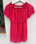 Czerwona bluzka hiszpanka rozmiar S 36