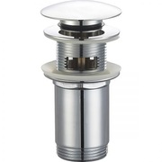 Korek z przelewem klik-klak okrągły Oltens Halsa srebrny 05101100