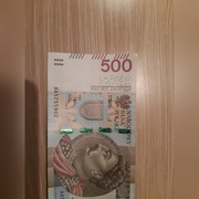 Banknot 500 zł