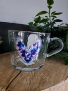 Szklanka kubek Handmade 400ml Sowa