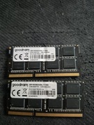 Ram DDR3L 16GB (2x8GB)1,35V 1600MHz Goodram 