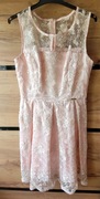 Sukienka pudrowy róż