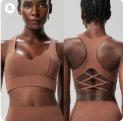 Biustonosz sportowy persefona brązowy M 