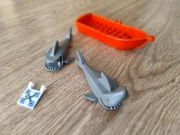 LEGO: łódź piratów, rekin i flags