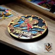 Zegar ścienny Spider-Man unikalny design.